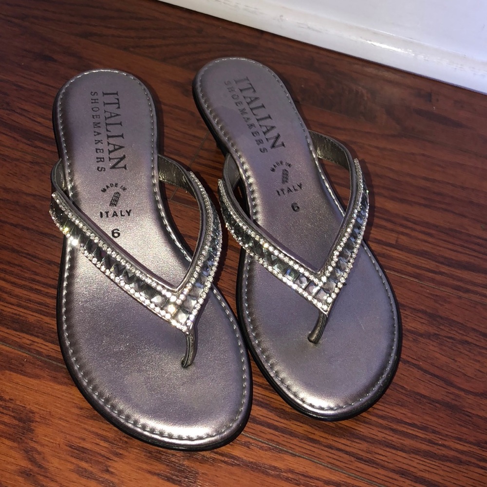 Italian Shoemaker dressy kitten heeled sandals